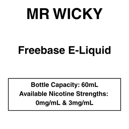 Mr wicky E-liquid 60ml