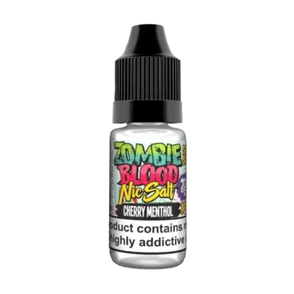 Zombie Blood Cherry Menthol Nic Salt Vape Juice - 10 Pack - Strength
