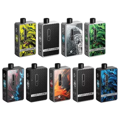 Lost Vape Gemini Hybrid Pod Mod Kit 80W - Black-Carbon Fiber