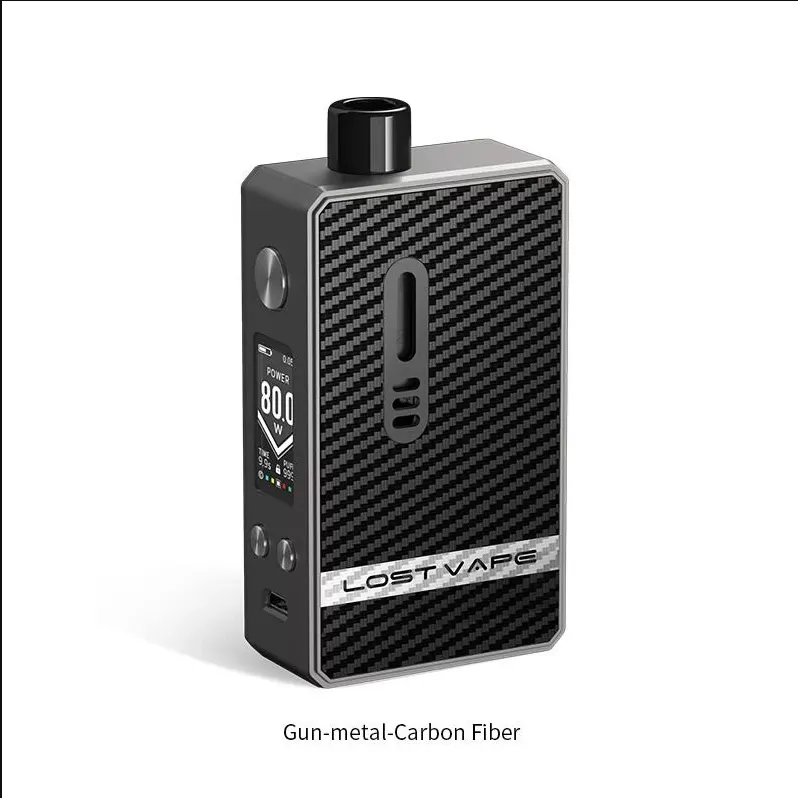 Lost Vape Gemini Hybrid Pod Mod Kit 80W - Black-Carbon Fiber - Image 3