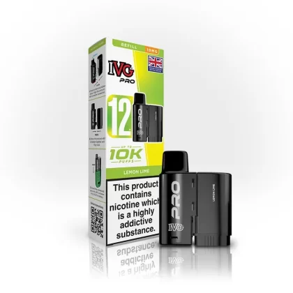 Lemon Lime Refill Pods (5-Pack) – IVG Pro 12 | 0mg / 10mg / 20mg Nic Salt