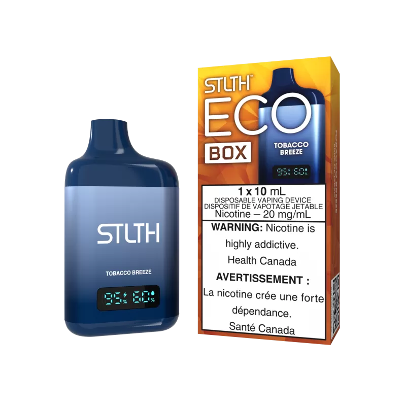 STLTH ECO BOX - Tobacco Breeze - 20 mg/mL (wholeseller) (SK) - Excise FED, 20 mg/mL (DSD) (SK) - Excise FED (AEFB00)
