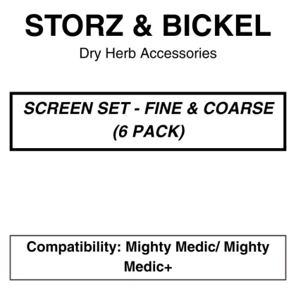Storz & Bickel – Screen Set Fine & Coarse Mesh – For Mighty Medic/ Medic+