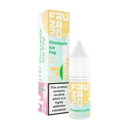Fruza Pineapple Ice Pop Nic Salt - 10mg - Pack of 10, 20mg - Pack of 10