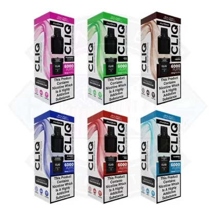 Avomi CLIQ Prefilled Pods – 1PK - Flavours#Blueberry Ice>Blueberry Sour Raspberry>Fizzy Cherry>Pineapple Ice>Raspberry Blackcurrant>Spearmint>Strawberry Ice>Strawberry Raspberry Cherry Ice>W