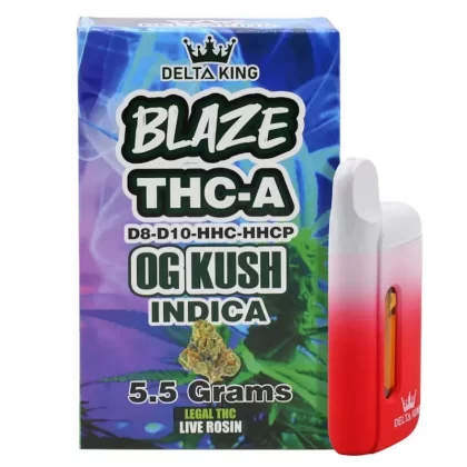 Delta King Blaze THC-A Vaporizer – 5500mg - Ejuicewarehouse