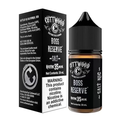 CUTTWOOD Salt - Boss Reserve - 30ML E-Liquid - 50MG