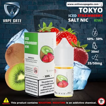 Tokyo Iced Strawberry Kiwi Saltnic 30ml - 50 mg / 30 ml