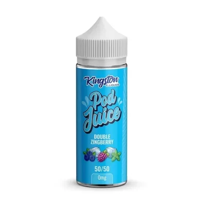 KINGSTON POD JUICE DOUBLE ZINGBERRY 100ML SHORTFILL E-LIQUID