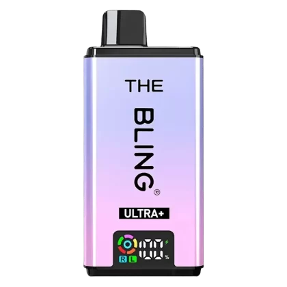 The Bling Ultra Plus 30K Blueberry Cotton Candy / Raspberry Cotton Candy Prefilled Pod Kit