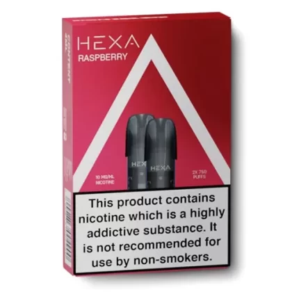 Raspberry Frost Pro/Mini Pods by Hexa - 10 mg/ml, 18 mg/ml