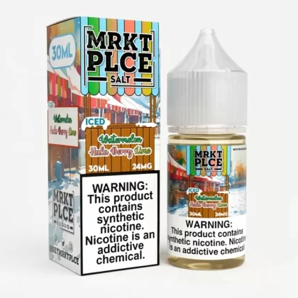 MRKT PLCE Iced Watermelon Hula Berry Lime Nicotine Salt Vape - Uwinvapeaustralia