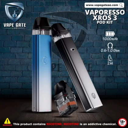 VAPORESSO XROS 3 1000mAh POD SYSTEM - Mint Green