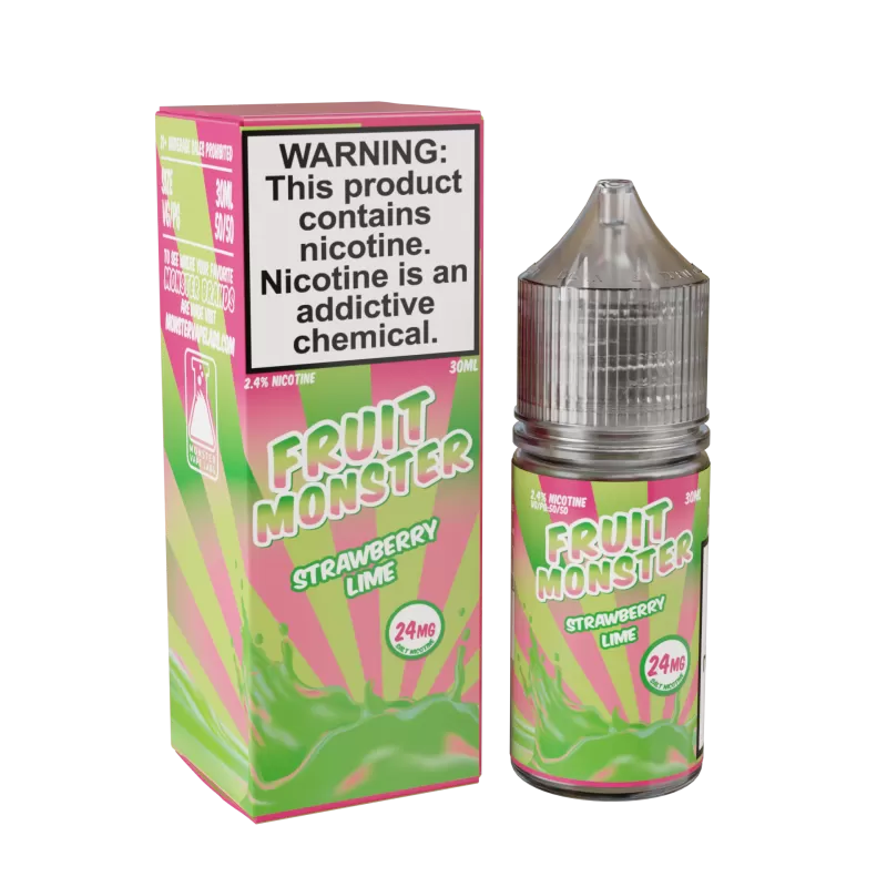 Fruit Monster Salt - Strawberry Lime - 30ML E-Liquid - 24MG