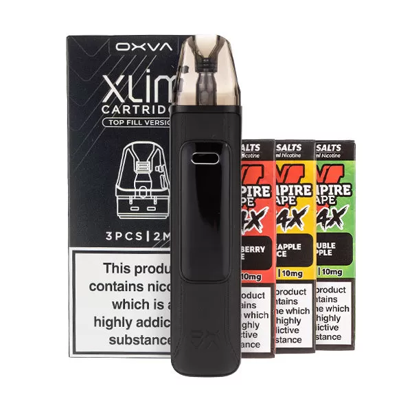 OXVA Xlim Pro 3 Pod Kit Bundle - Pro Carbon / 0.4ohm