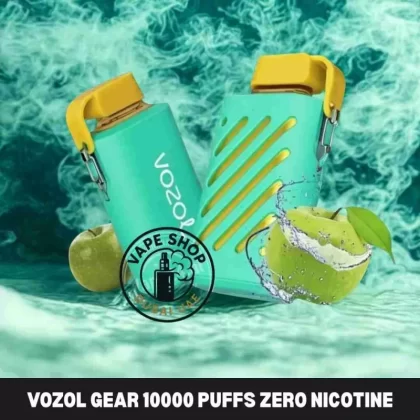 Vozol gear 10000 puffs zero (0%) nicotine vape Buy in Dubai - Vape Product, BOX OF 10 PCS; Blue Razz Ice, Blue Razz Lemon