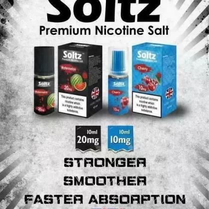 Soltz Nic Salt E-Liquid 10 x 10ml