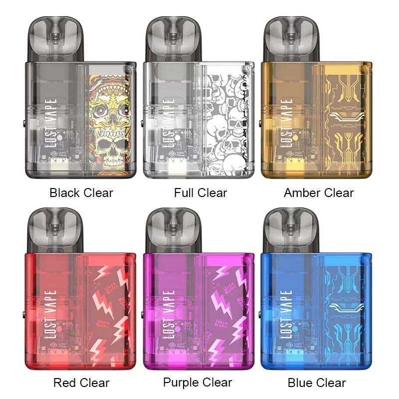 Lost Vape Ursa Baby Pod Kit 800mAh - Blue Clear - Image 3