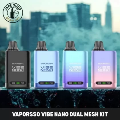 Vaporesso Vibe Nano Dual Mesh Kit In Dubai - Black, Blue