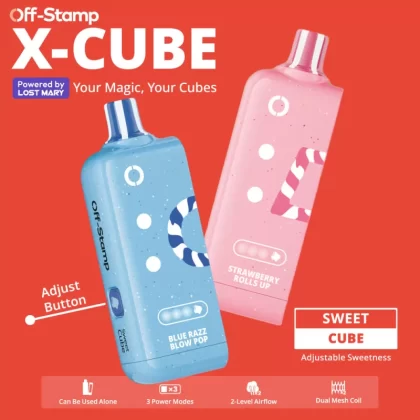 Off-Stamp X-CUBE Sweet Cube 25K Disposable POD Powered By LOST MARY – 25000 Puffs