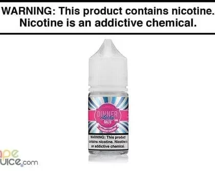 STRAWBERRY MACAROON BY DINNER LADY SALTS 30ML - Vapejuice