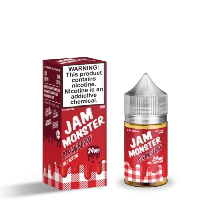 Jam Monster Salts Strawberry 30ml Nic Salt Vape Juice - Vape Product