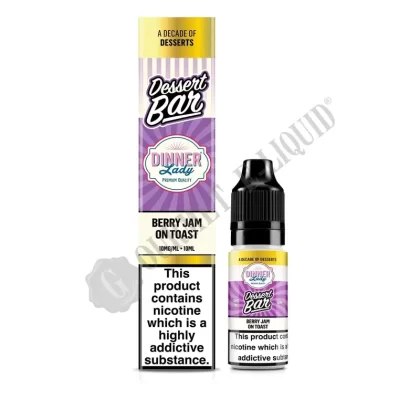 Berry Jam on Toast by Dinner Lady Dessert Bar Nic Salts