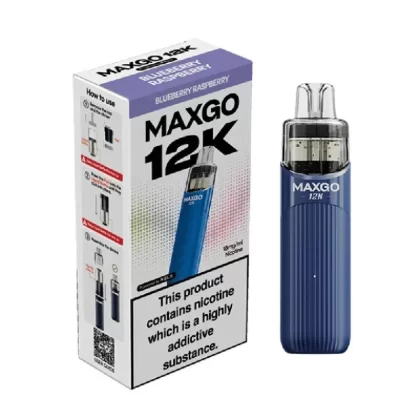 Relx Maxgo 12k Prefilled Pod Kit Blueberry Raspberry - Nicotine Strength#20mg (BE7184)