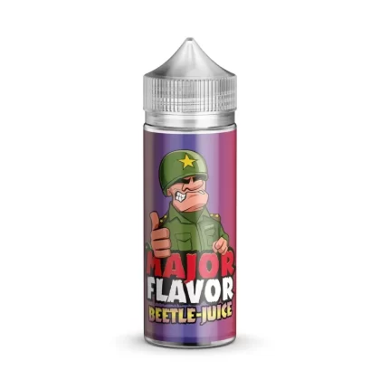 Major Flavor Beetle Juice 100ml Shortfill e-Liquid - Add Nic Shot#0 Nic Shots>1 x 18mg Nic Shot>2 x 18mg Nic Shots>1 x 18mg Koolada Shot