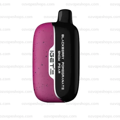 IGET Moon K5000 Puffs -Blackberry Pomegranate Snow Pear - Vape Store