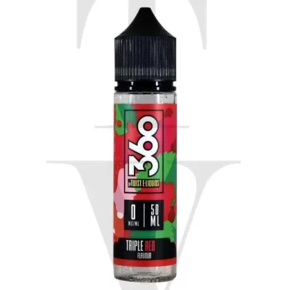 TWIST 360 TRIPLE RED 50ML SHORTFILL E-LIQUID