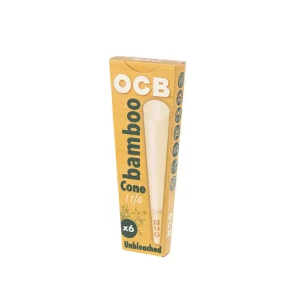 OCB Unbleached Bamboo Cones - Discountvapepen