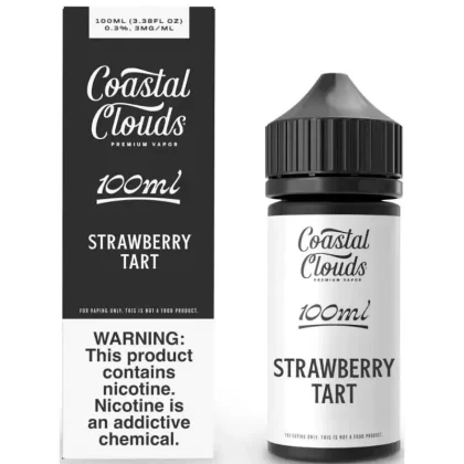 Coastal Clouds Strawberry Tart eJuice - Vape Product; Vape Product, Vape Product (77E47E)