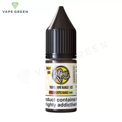 Frozen Exotic Mango On Ice Nic Salt E-Liquid by Ruthless Bar Saltz - Eliquidsupply