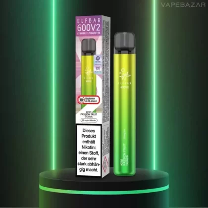 Elf Bar 600 V2 – Kiwi Passion Fruit Guava - 360 mAh / 20mg/ml / ca. 600