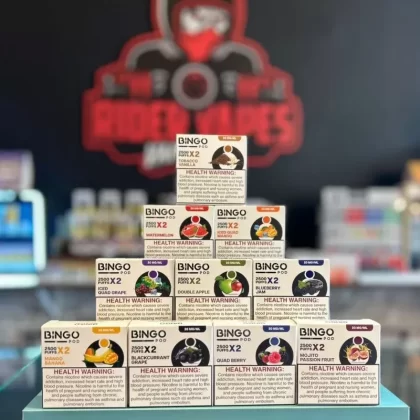 Bingo Pods 2500 Puff - FLAVORS#QUAD BERRY>ICED QUAD GRAPE>ICED QUAD MANGO>BLACKCURRANT GRAPE>BANANA MANGO>DOUBLE APPLE>MOJITO PASSION FRUIT>TOBACCO VANILLA>BLUEBERRY JAM>WATERMELON (B244A1)