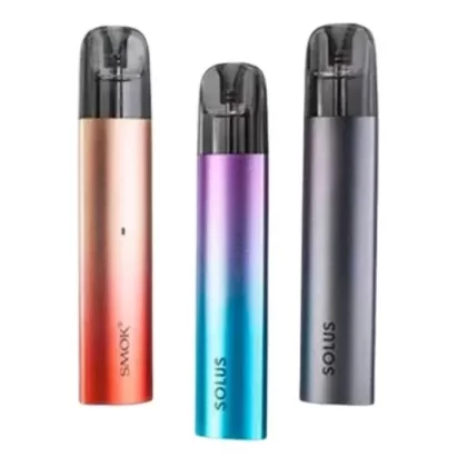 SMOK Solus 16W Pod System - Color#Black>Grey>Silver>Blue Purple>Cyan Pink>Gold Red