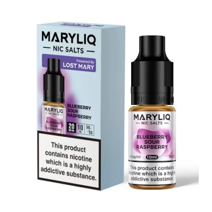 MaryLiq Blueberry Sour Raspberry Nic Salts 10ml