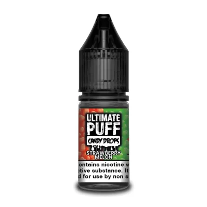 Ultimate Puff Candy Drops Strawberry Melon 10ml Vape Juice - 10 Pack - Strength 6mg