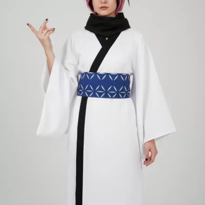 King of Curses Sukuna Cosplay Costume - Traditional Japanese Kimono Outfit