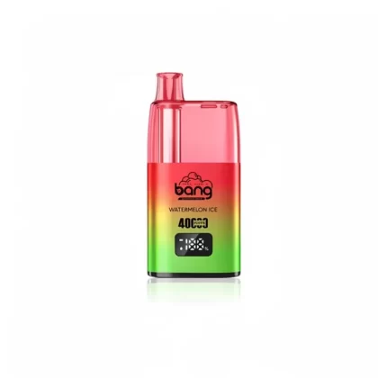 Bang 40000 Puffs Refillable Vape Digital Display Screen - Watermelon Ice, Strawberry Mango; 3-nicotine, 2-nicotine