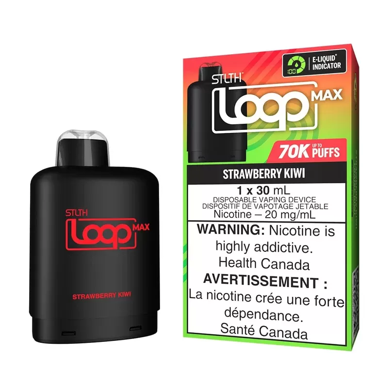 STLTH Loop MAX Strawberry Kiwi Disposable Vape Pod