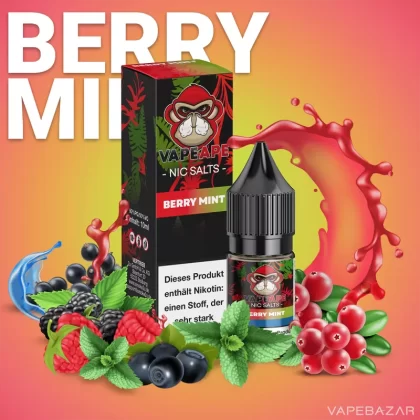 VapeApe – Berry Mint – Nic Salts - Vapebazar