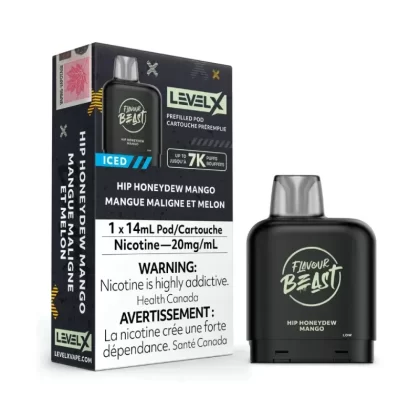 Level X Hip Honeydew Mango Iced Flavour Beast Pod