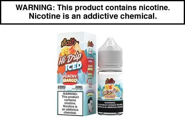 PEACHY MANGO ICED BY HI-DRIP SALTS 30ML - Vapejuice