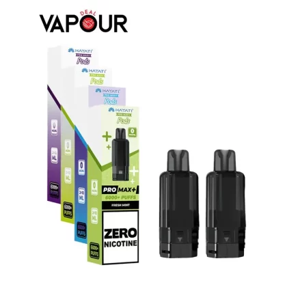 Hayati Pro Max Plus 6000 Zero Nicotine Pods - Blackberry Ice