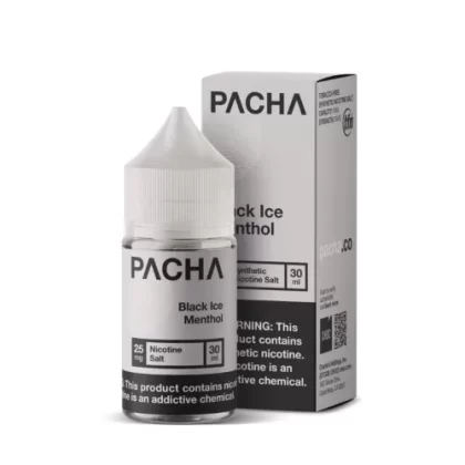 Pacha Salt E-Liquid – Black Ice Menthol – 30ml