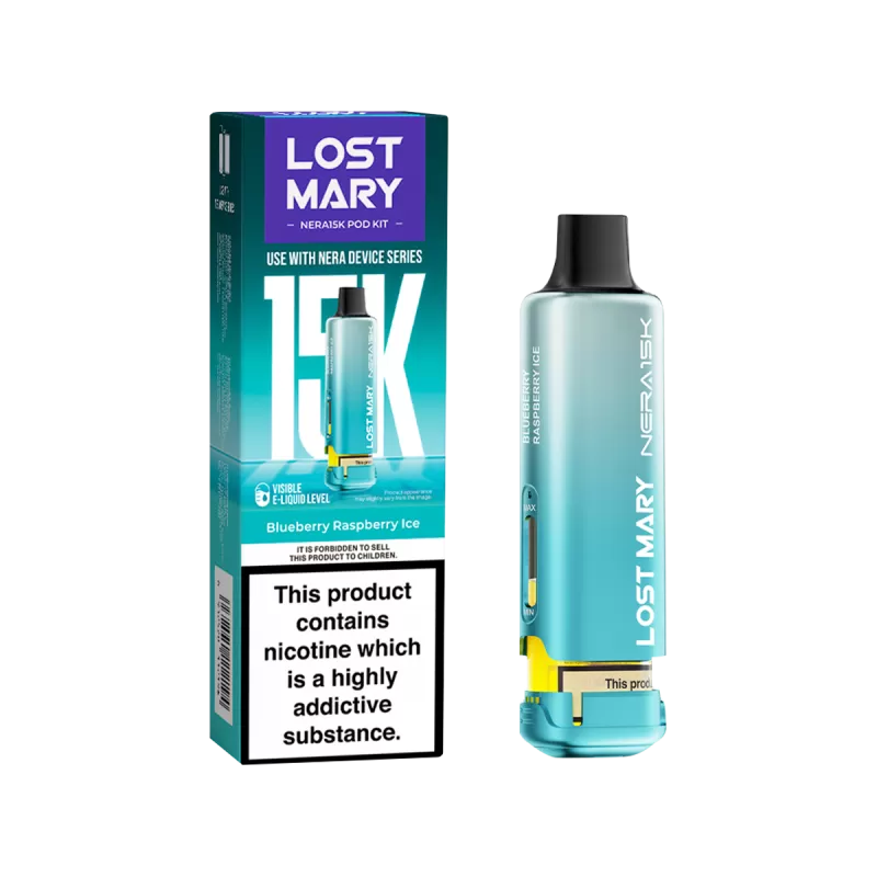 Blueberry Raspberry Ice Lost Mary NERA15K Refill Pack - Ecigwizard