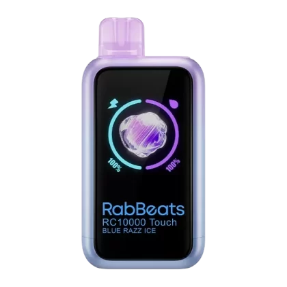 Blue Razz Ice – RabBeats RC10000 TOUCH - Site#VAP~Nicotine#50mg~Size#Single>5 Pack
