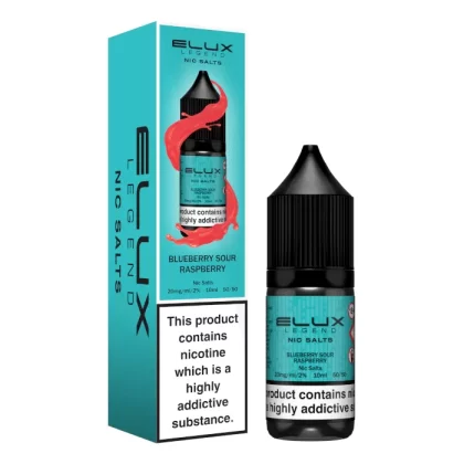 Blueberry Raspberry Elux Nic Salts e Liquid 10ml – TPD - 50%VG - 50% PG